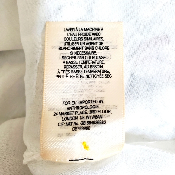 Anthropologie Maeve Macie Lace Embroidered Tank Blouse Top - Picture 14 of 14